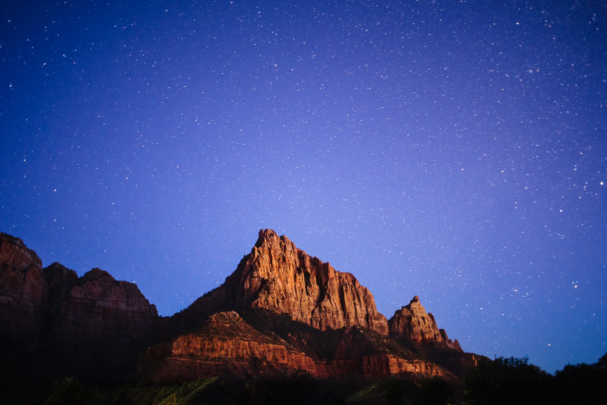 The Watchman at Night, Zion National Park