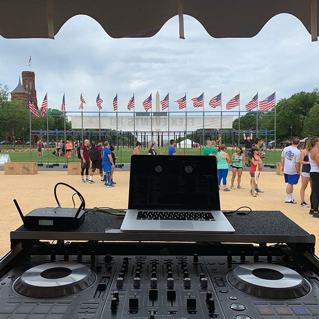 No rest just @flexhq.  Spinning beats on the national mall!