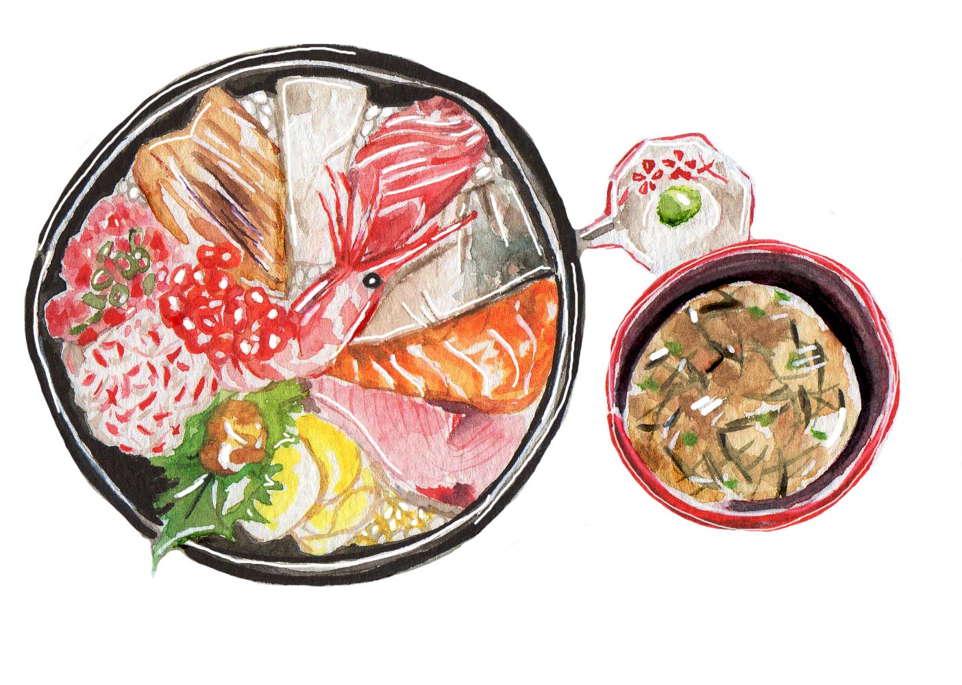 Kaisendon (Fresh Seafood Bowl)