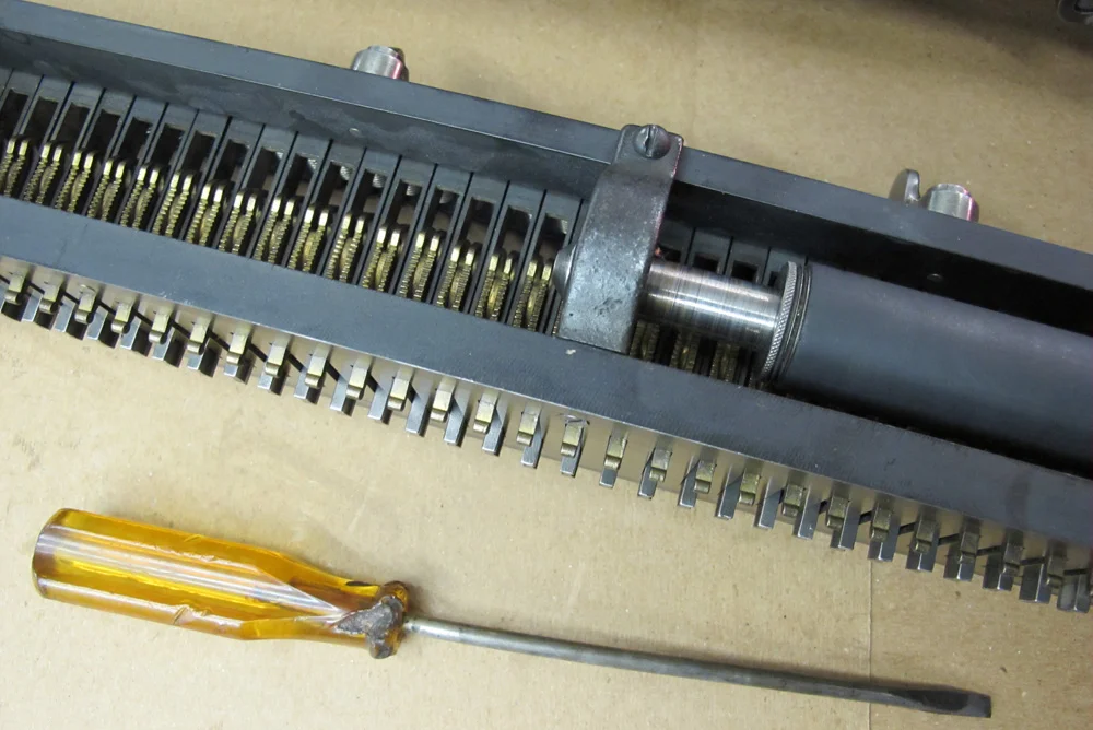 Reassembling the frame.