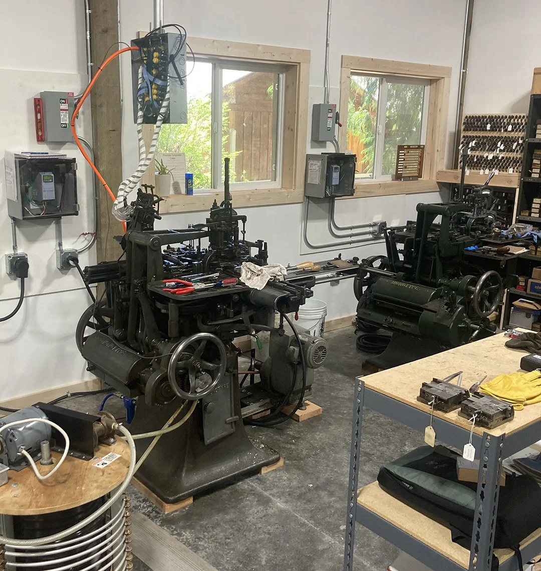 Coaxing machines out of hibernation at the C.C. Stern Type Foundry