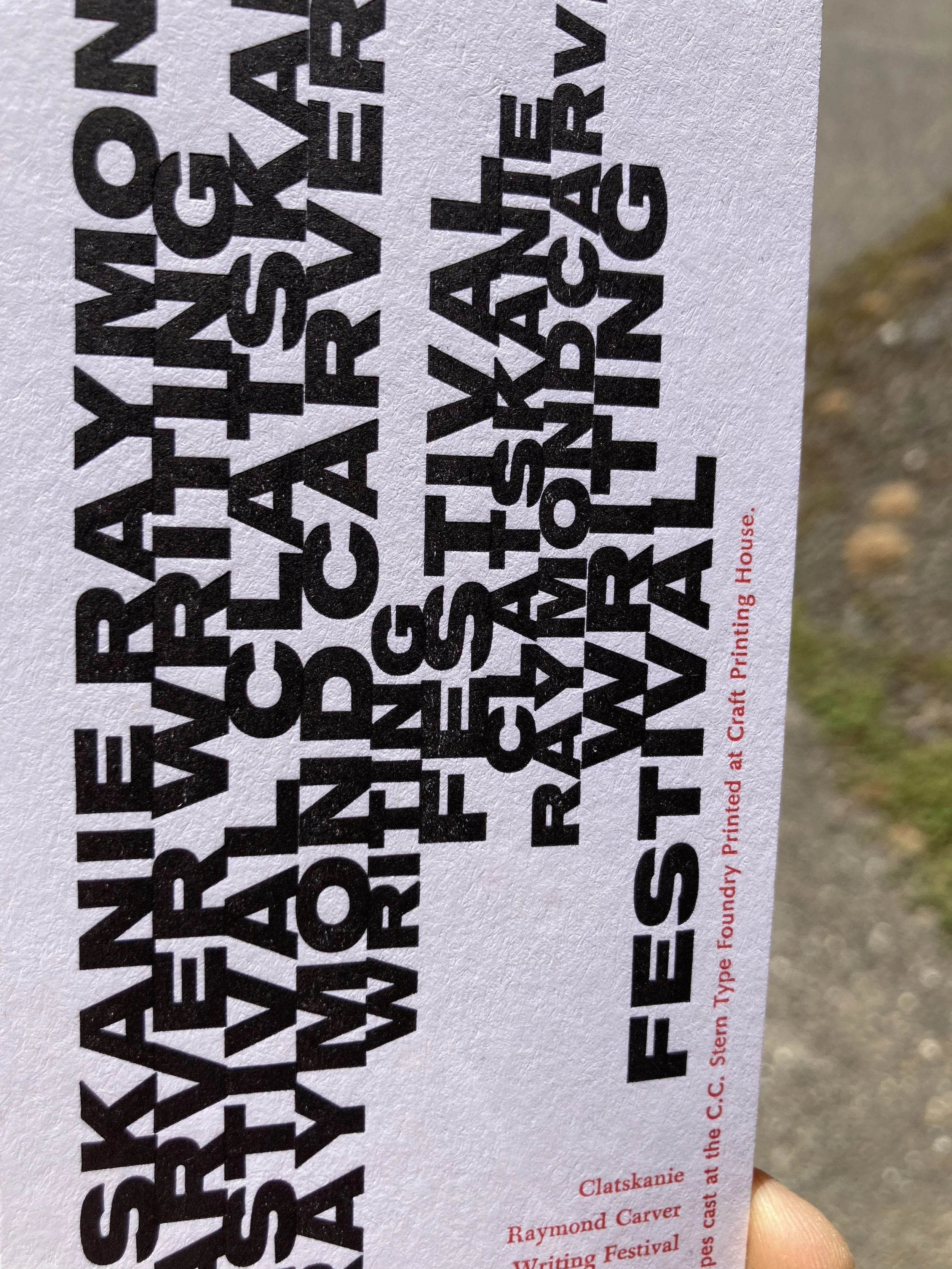 Clatskanie Raymond Carver Writing Festival 2026 Bookmark 2.jpg