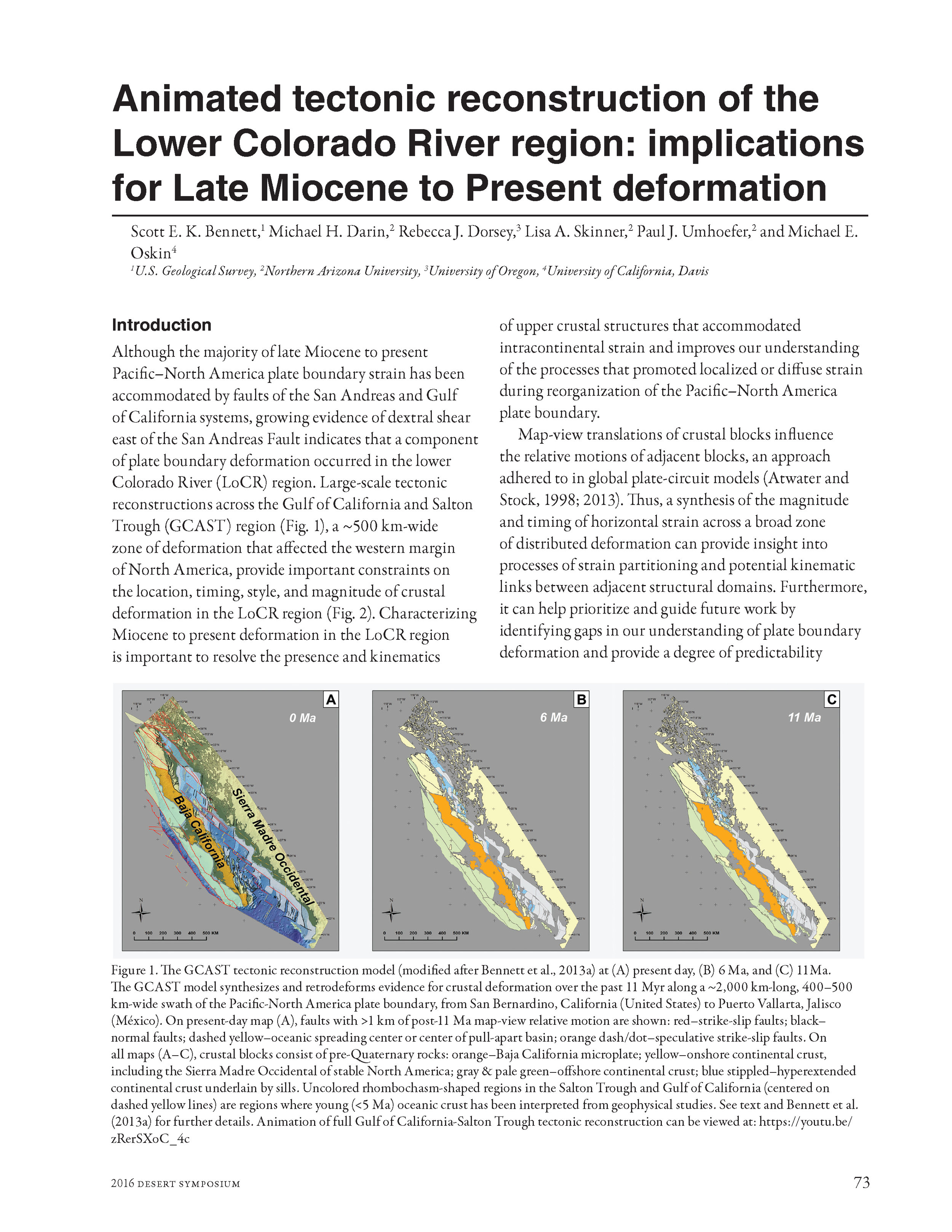 Bennett etal_Animated Tectonic Reconstruction of the Lower Colorado River Region--Implications for Late Miocene to Present Deformation_Desert Symposium_2016.png