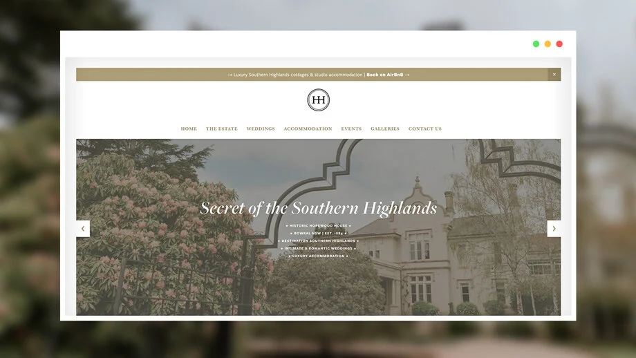 HOPEWOOD HOUSEBRAND + PLAN + WEBSITE + DESIGNVIEW SHOWCASE