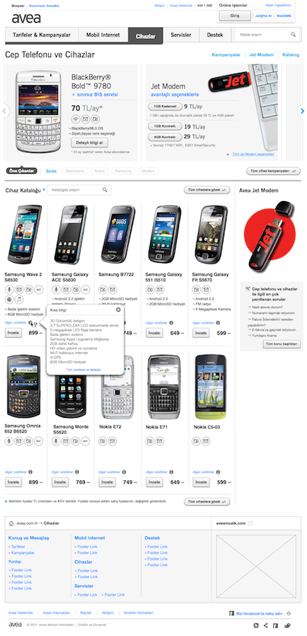 Devices main section