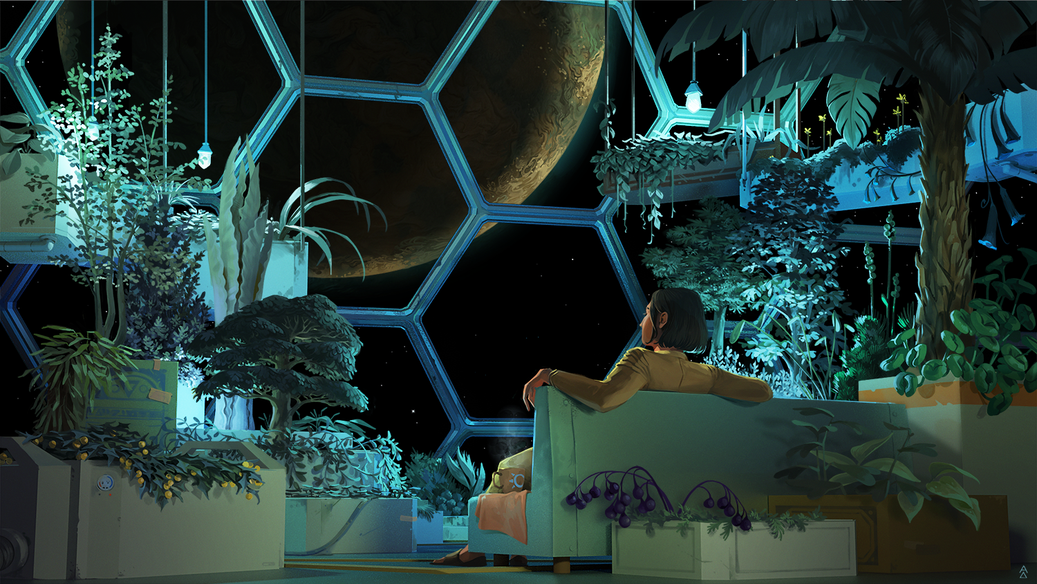 Fanart of Rosemary in the Fishbowl from Becky Chambers’ Long Way To A Small Angry Planet (print available)