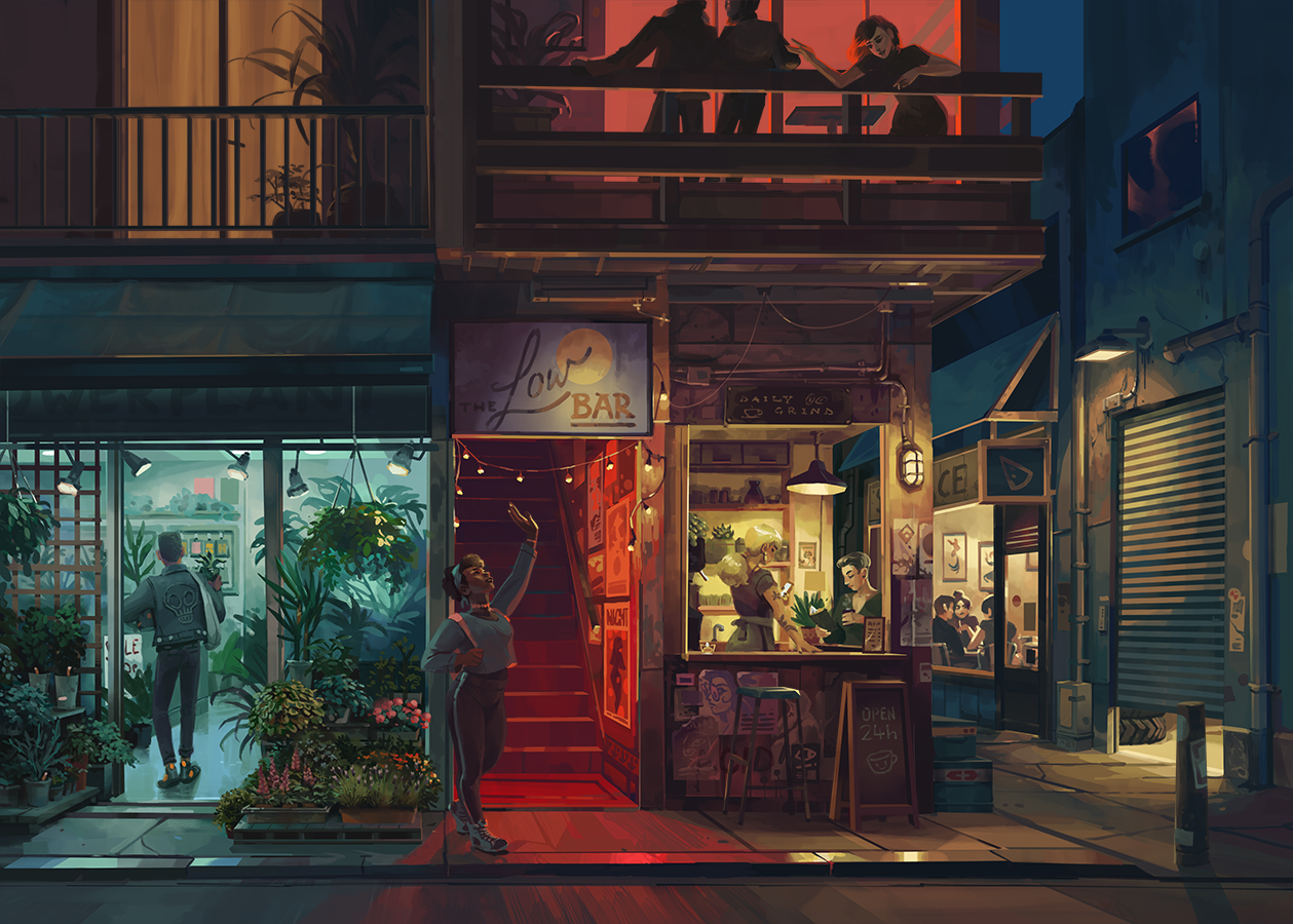 Up All Night - personal illustration