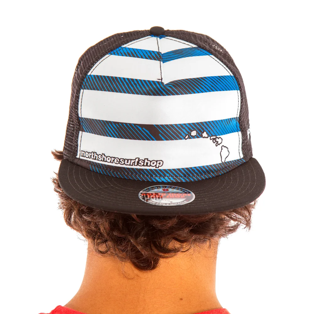 Blue Stripe Hat — North Shore Surf Shop display picture 1