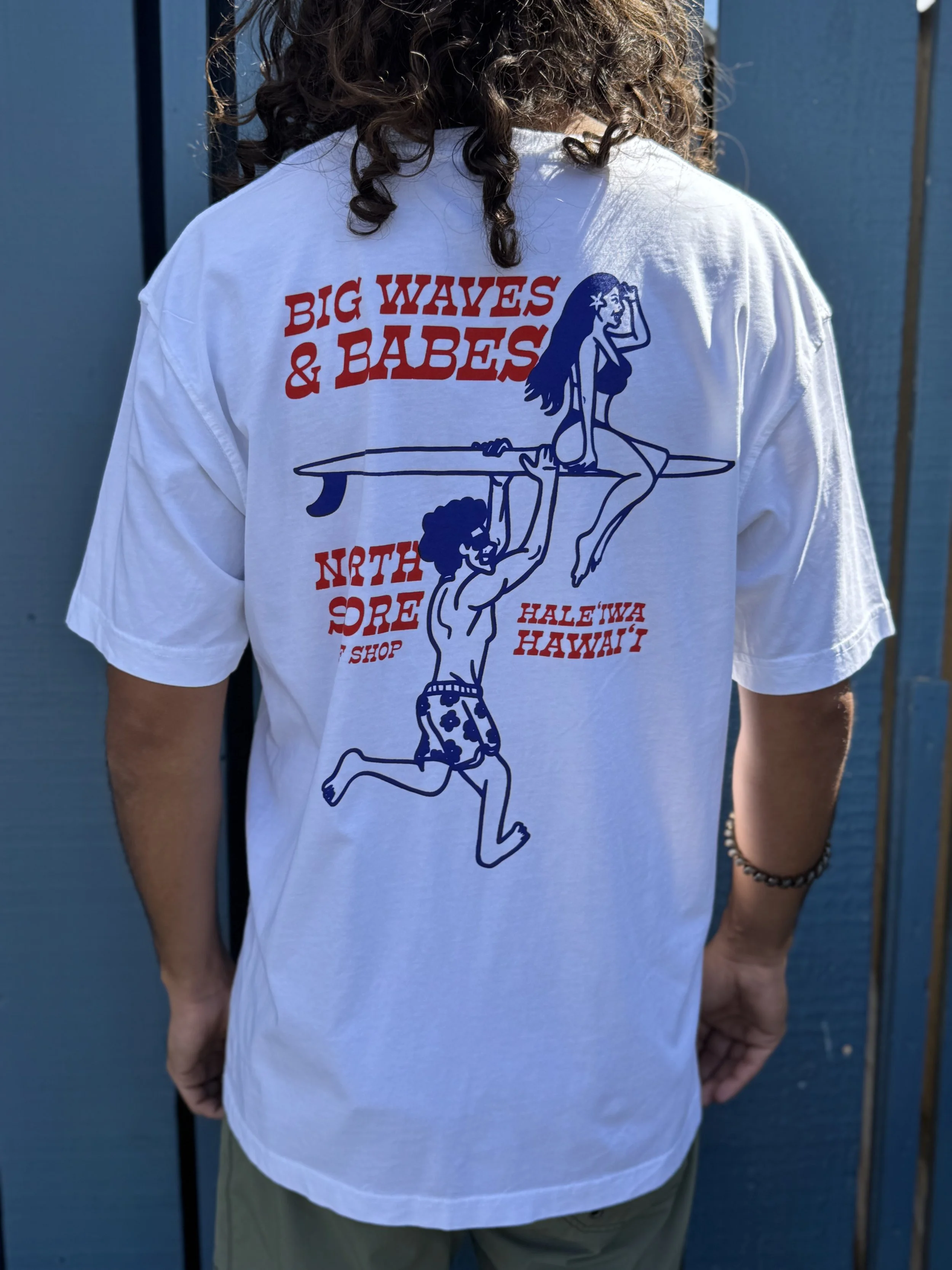 Big Waves and Babes Tee