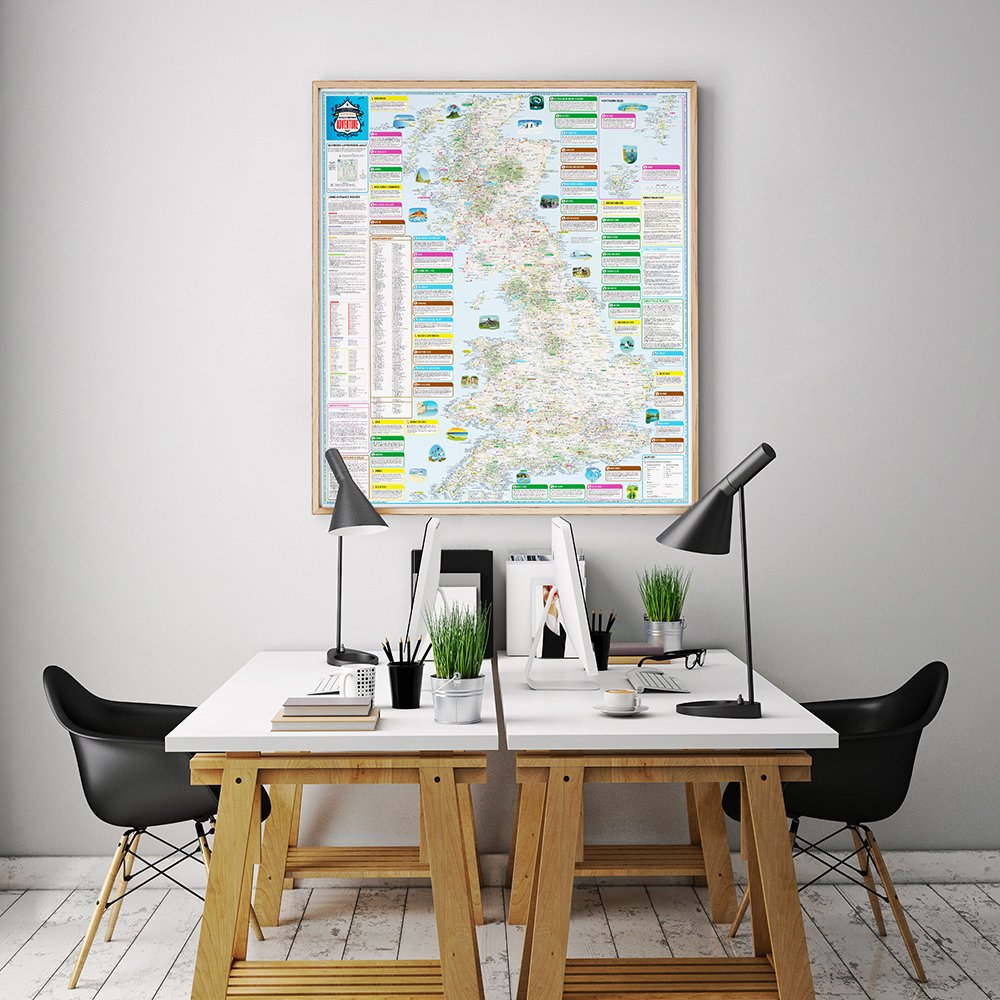 Unique Great British Folded, Flat & Framed Maps — Marvellous Unique Great British Folded, Flat & Framed Maps — Marvellous