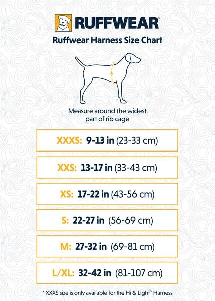 ruffwear harness sizing