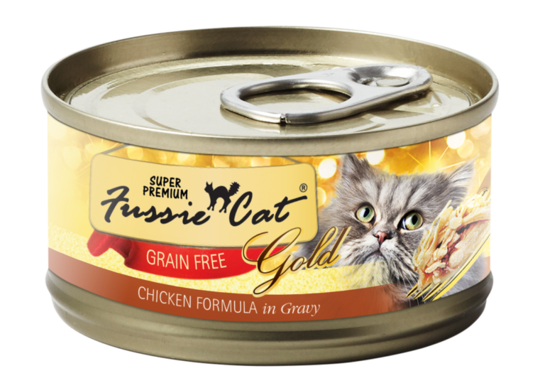 fussie cat gold chicken formula in gravy happy hound usd