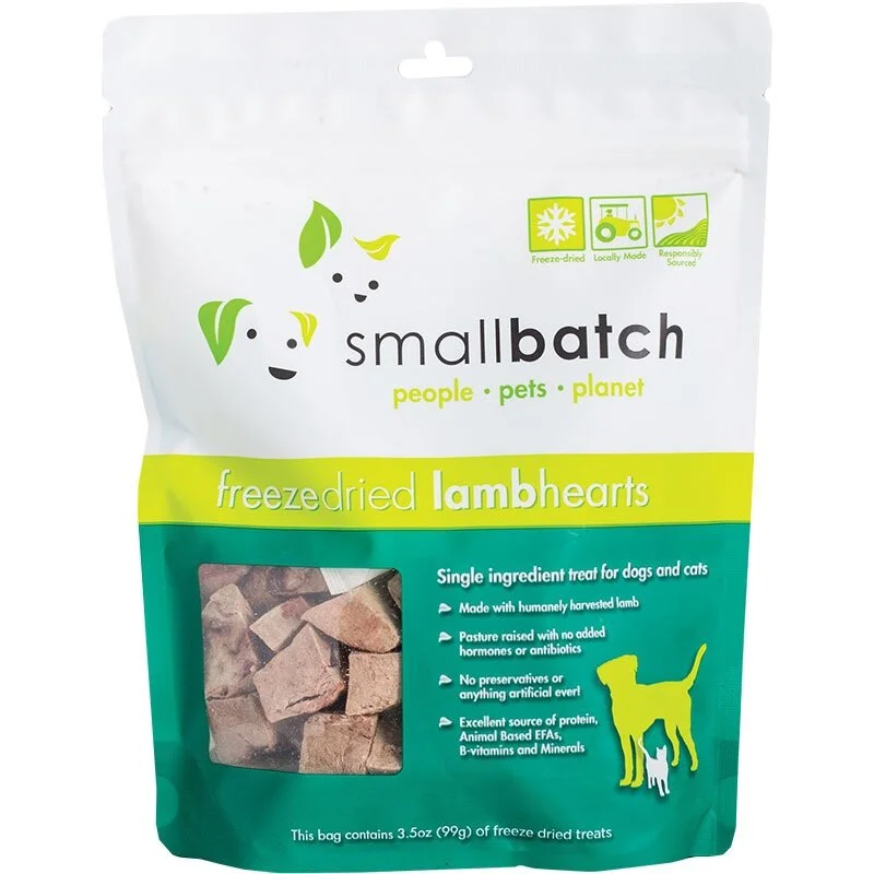 Small Batch Freeze Dried Lamb Hearts — Happy Hound