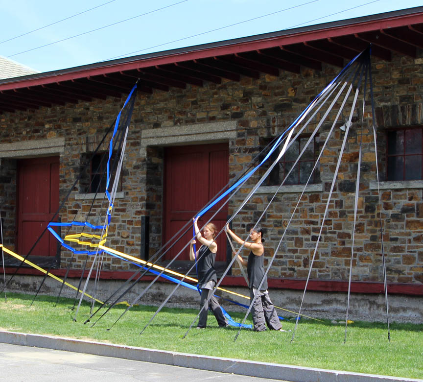 Candice and Dahlia performing Motion-Line-Form