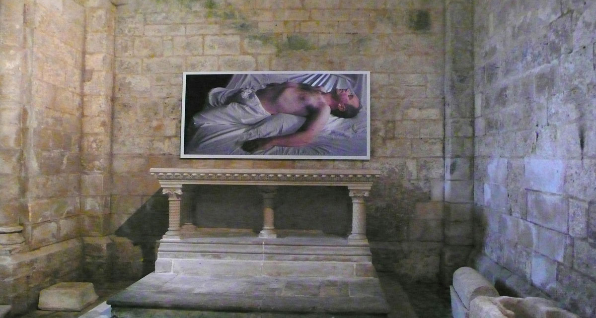 Fergus Martin and Anthony Hobbs, My Paradise Is Now, Eglise de Saint Pierre, Melle, France 2013