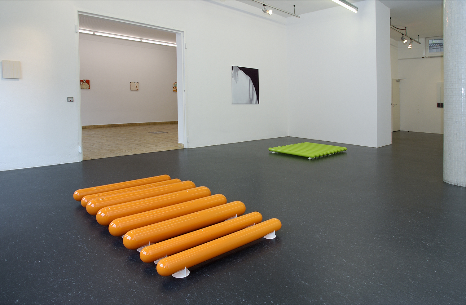 Pipe Dreams 2, Pipe Dreams 3, Shirt installation view Dublin Connection, Galerie Michael Sturm, Stuttgart, Germany, 2004