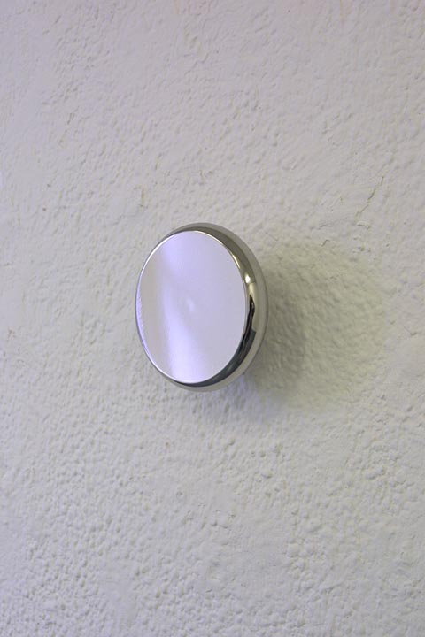 Double - small disk 2003 stainless steel 8 x 2 cm