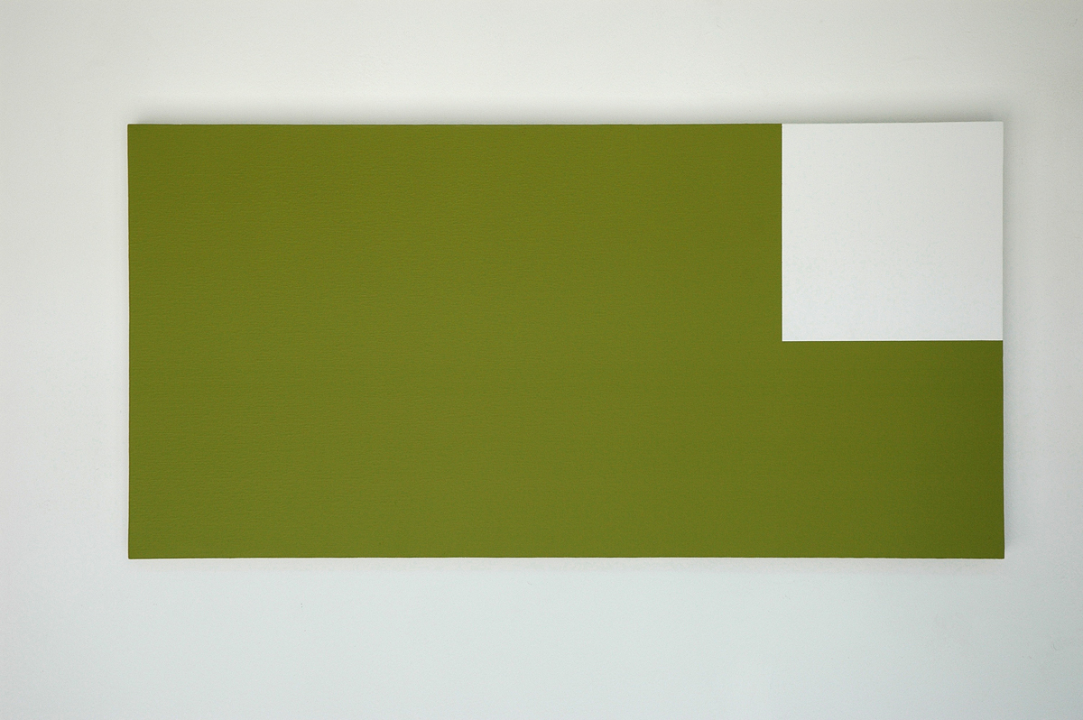 Low 2001 Acrylic on canvas 41 x 82 cm
