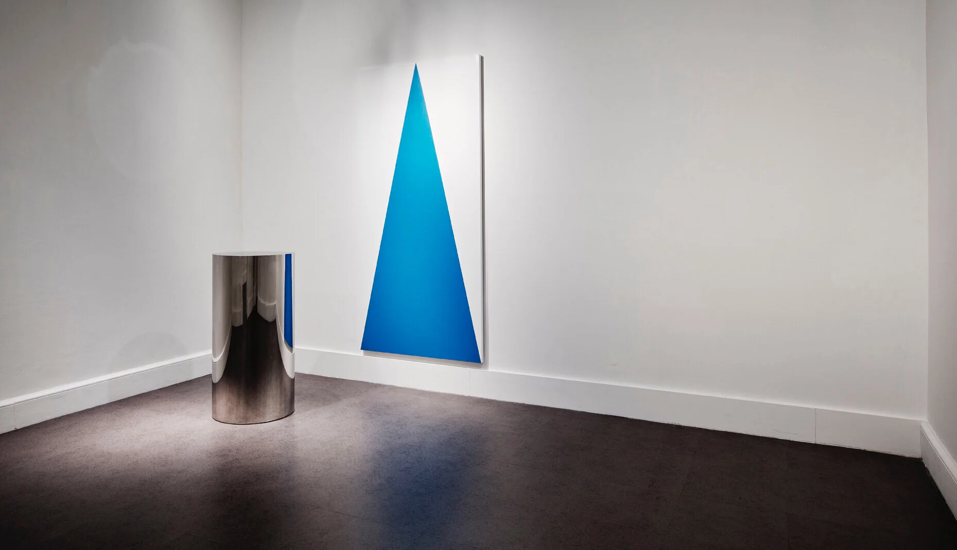 Barrel (2018) and Sky (2016)Installation view Fergus Martin Then and Now, Irish Museum of Modern Art, 2019