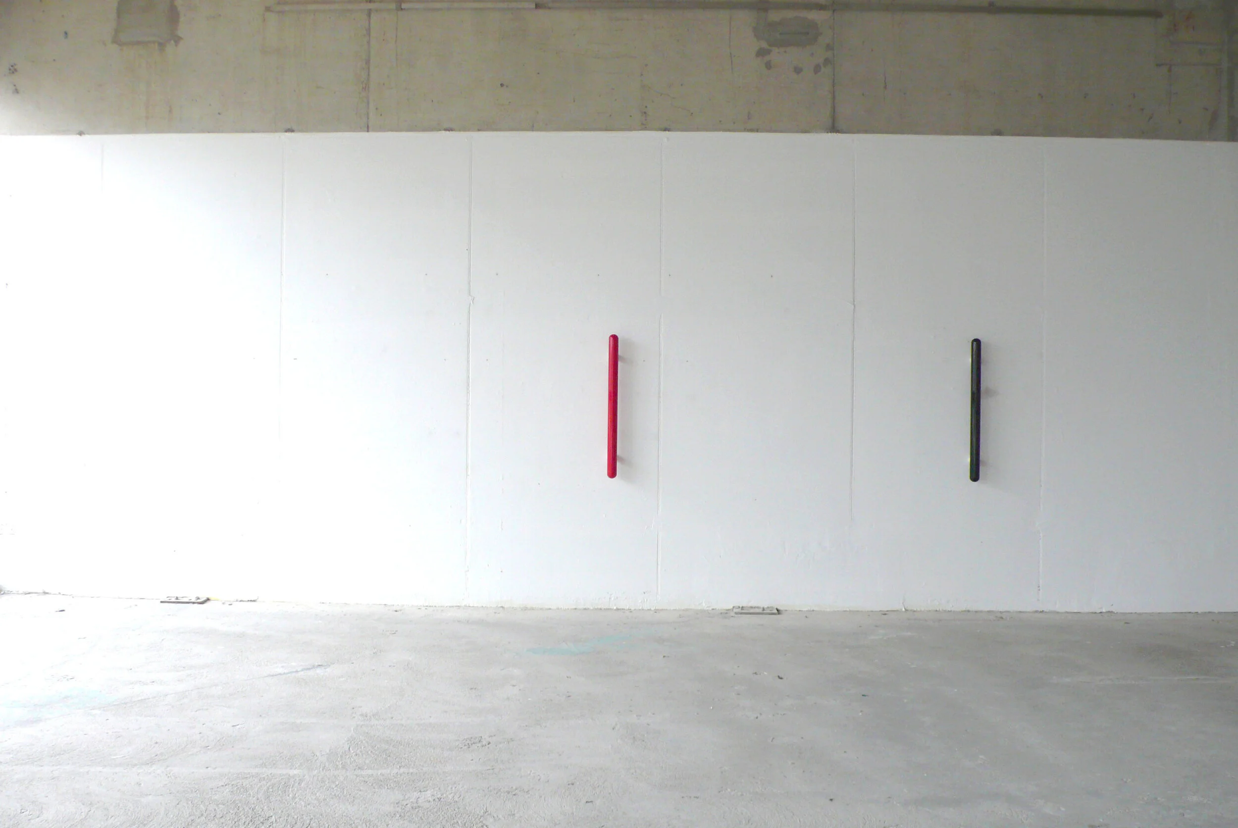 Rouge Pompier, Nero ProfondoInstallation view Green on Red Gallery, Dublin