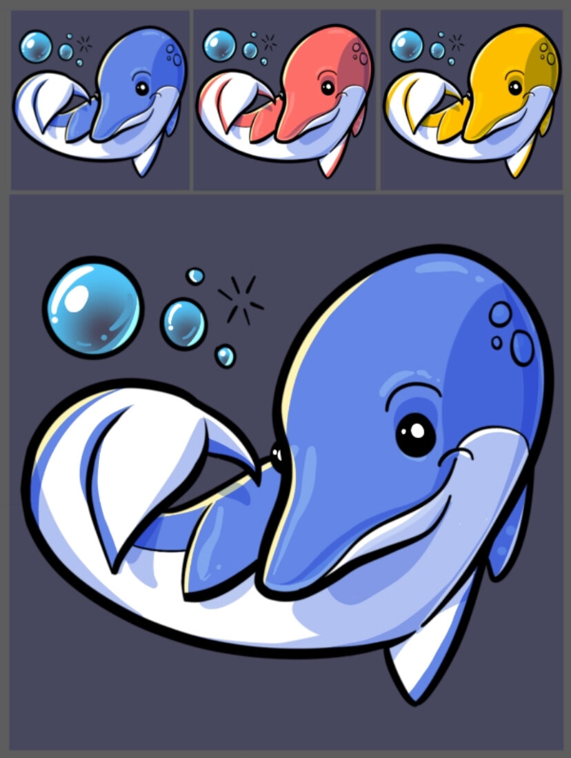 Twitch Emotes - Dolphin Heart