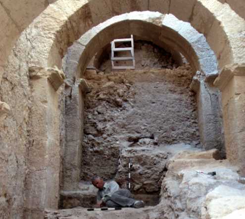  The monumental entryway at Herodium