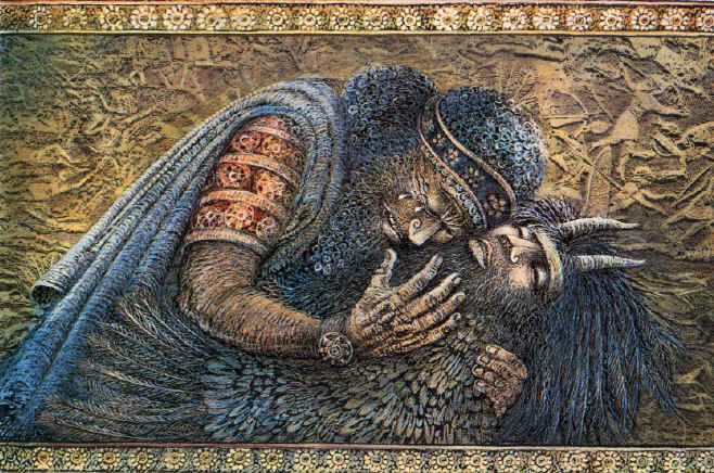 Gilgamesh mourns Enkidu