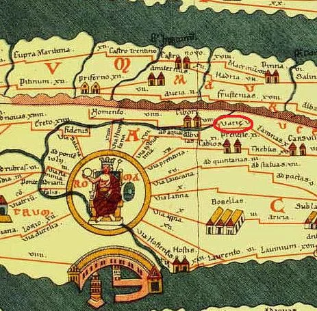 Part of the Peutinger Map