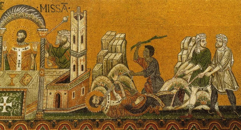 Zen Chapel, San Marco, 13th C. “Martyrdom of St. Mark”