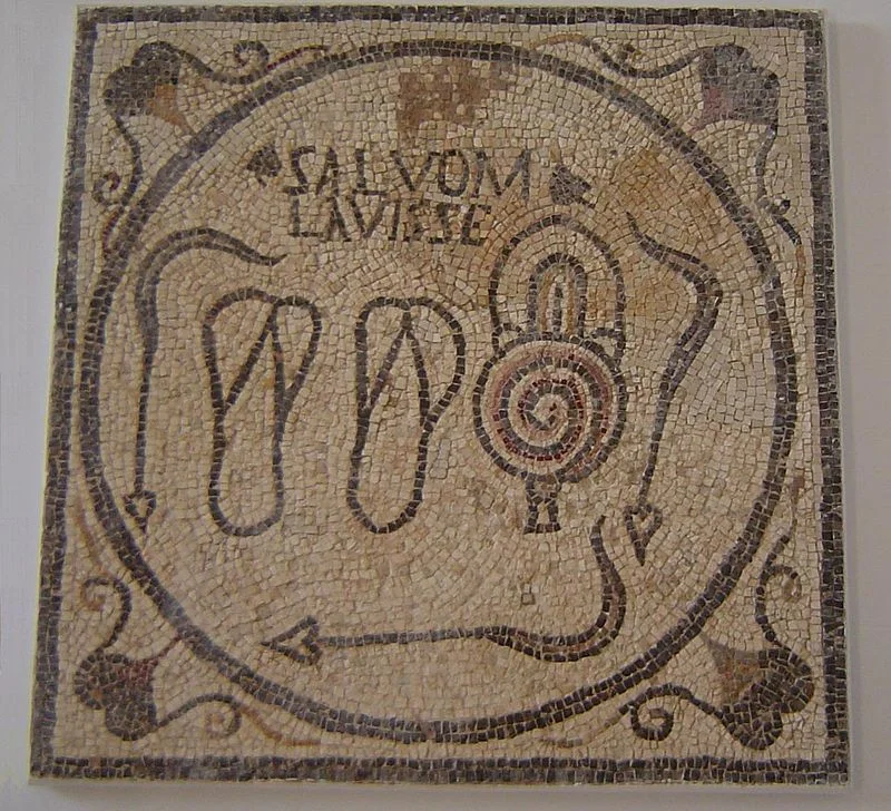 Public Bath Mosaic from Sabratha, Libya
