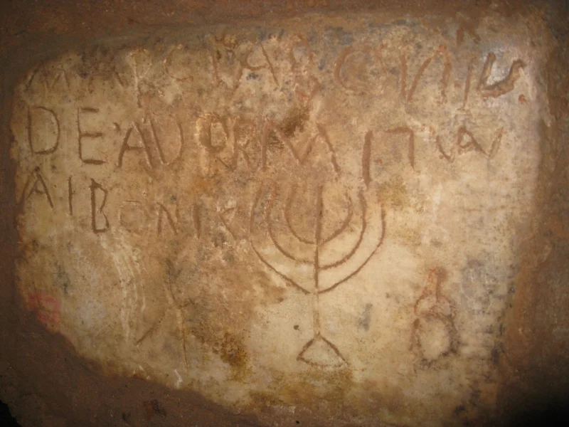 Via Appia Jewish Catacomb inscription