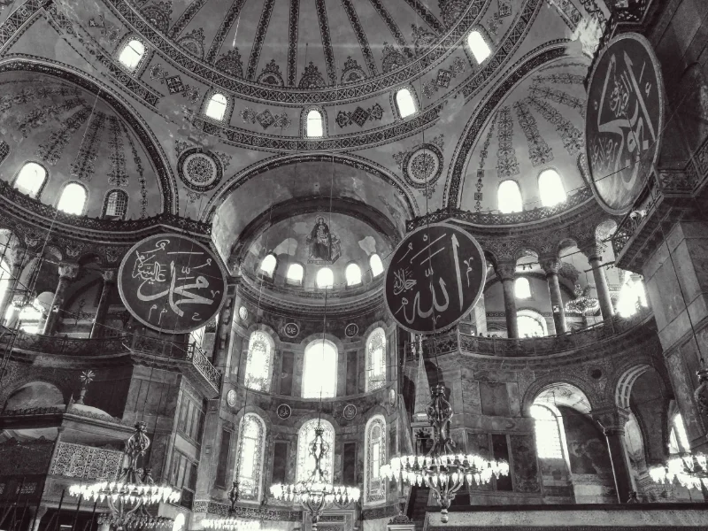 Ceiling of Hagia Sophia, Istanbul. Krista Dalton 2015.