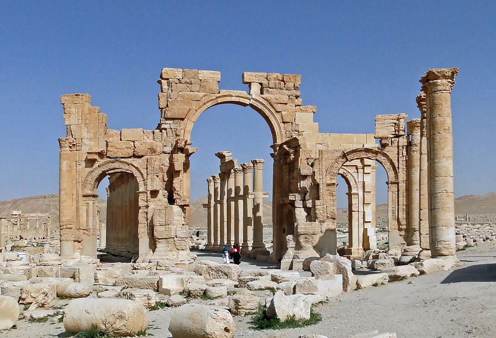 Monumental Arch of Septimius Severus (at Palmyra) By Bernard Gagnon