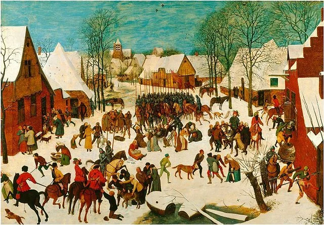 Pieter Brueghel the Elder, Massacre of the Innocents, Source here . 