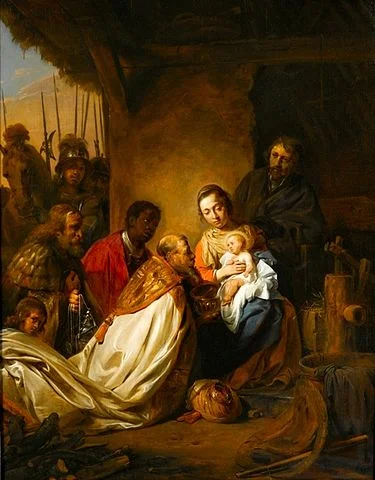 Jan de Bray, Adoration of the Magi, via Wikimedia Commons , Public Domain.