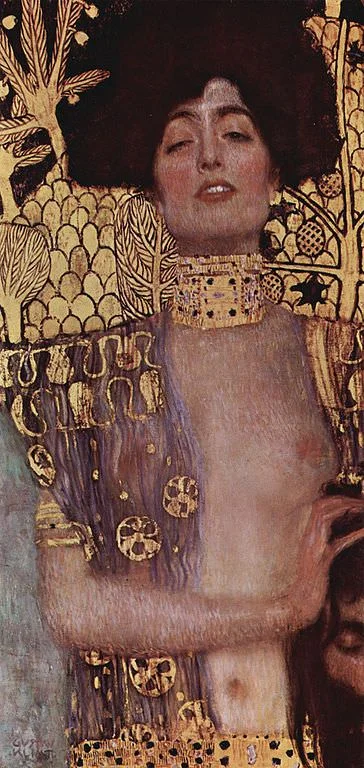 Judith and the Head of Holofernes by Gustav Klimt.