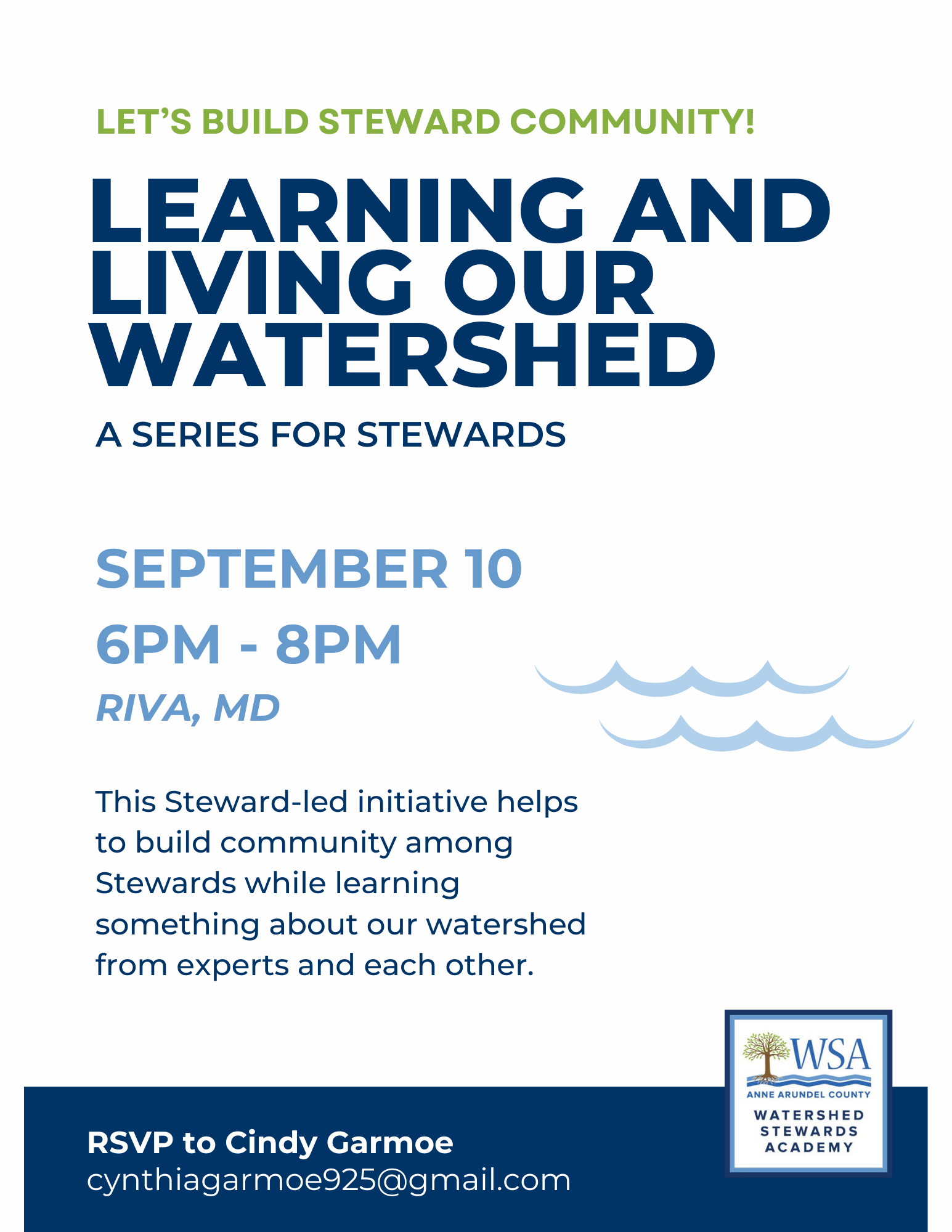 Learning and Living Our Watershed Series for Stewards