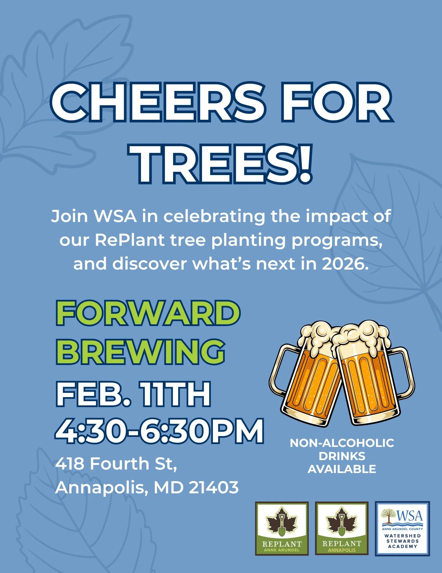 Cheers for Trees! Happy Hour