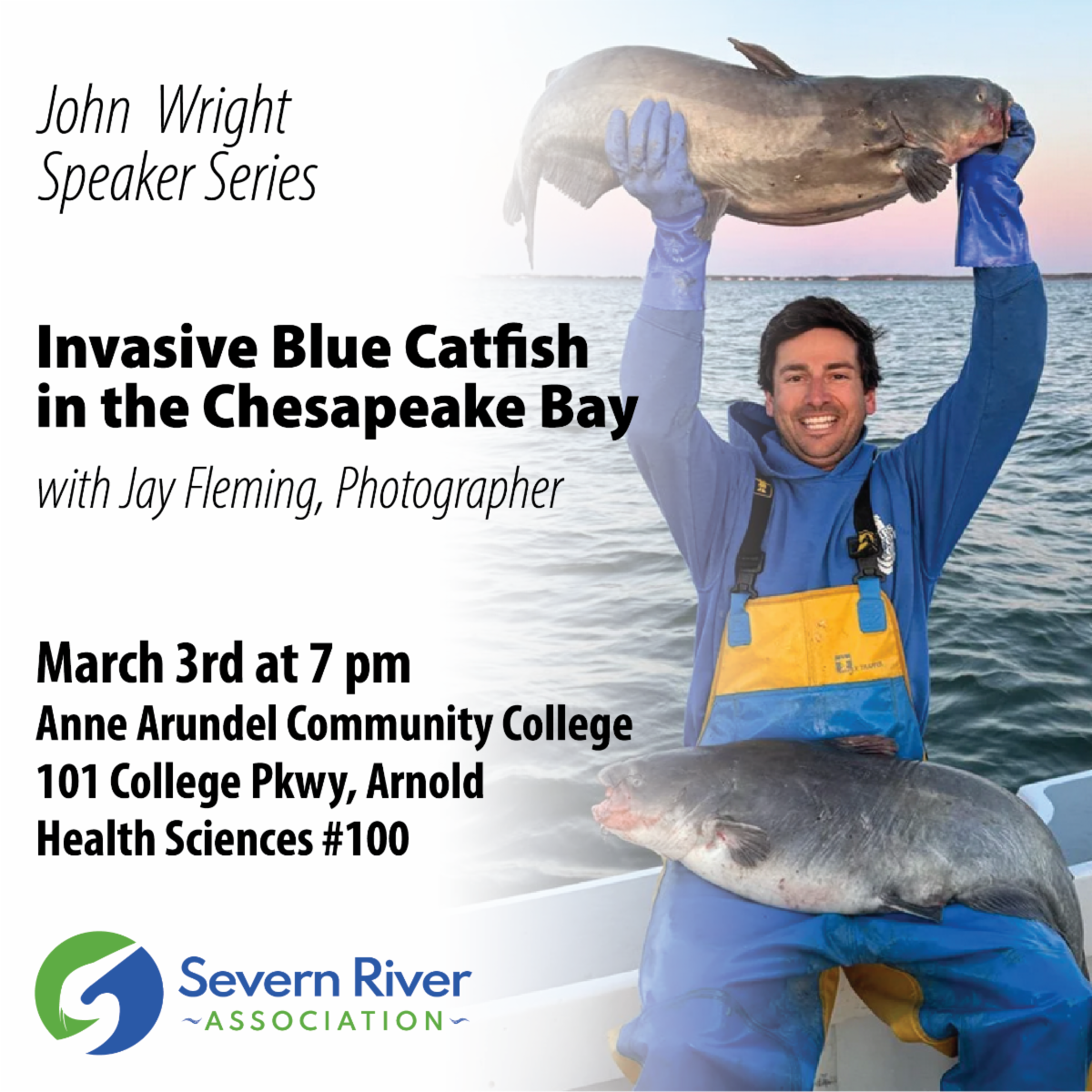 John Wright Speaker Series: Invasive Blue Catfish on the Chesapeake Bay