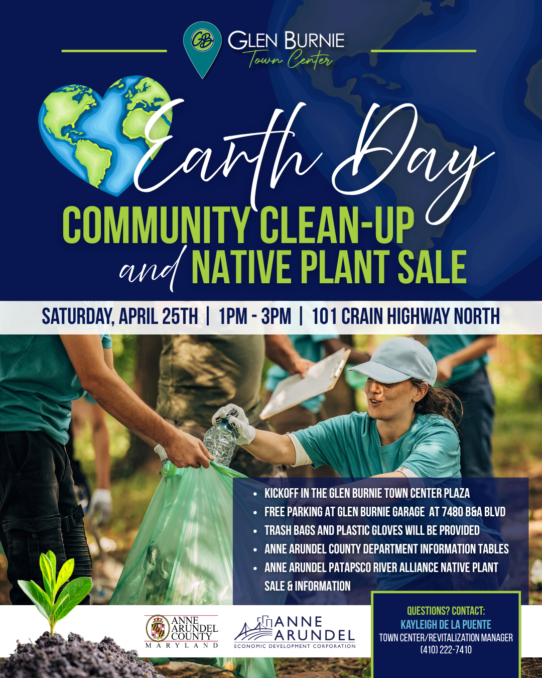 Glen Burnie Earth Day Clean-up and Native Plant Sale