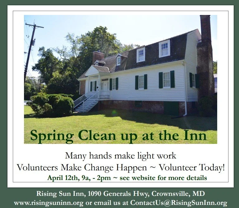 Spring Clean-up and Planting at Rising Sun Inn