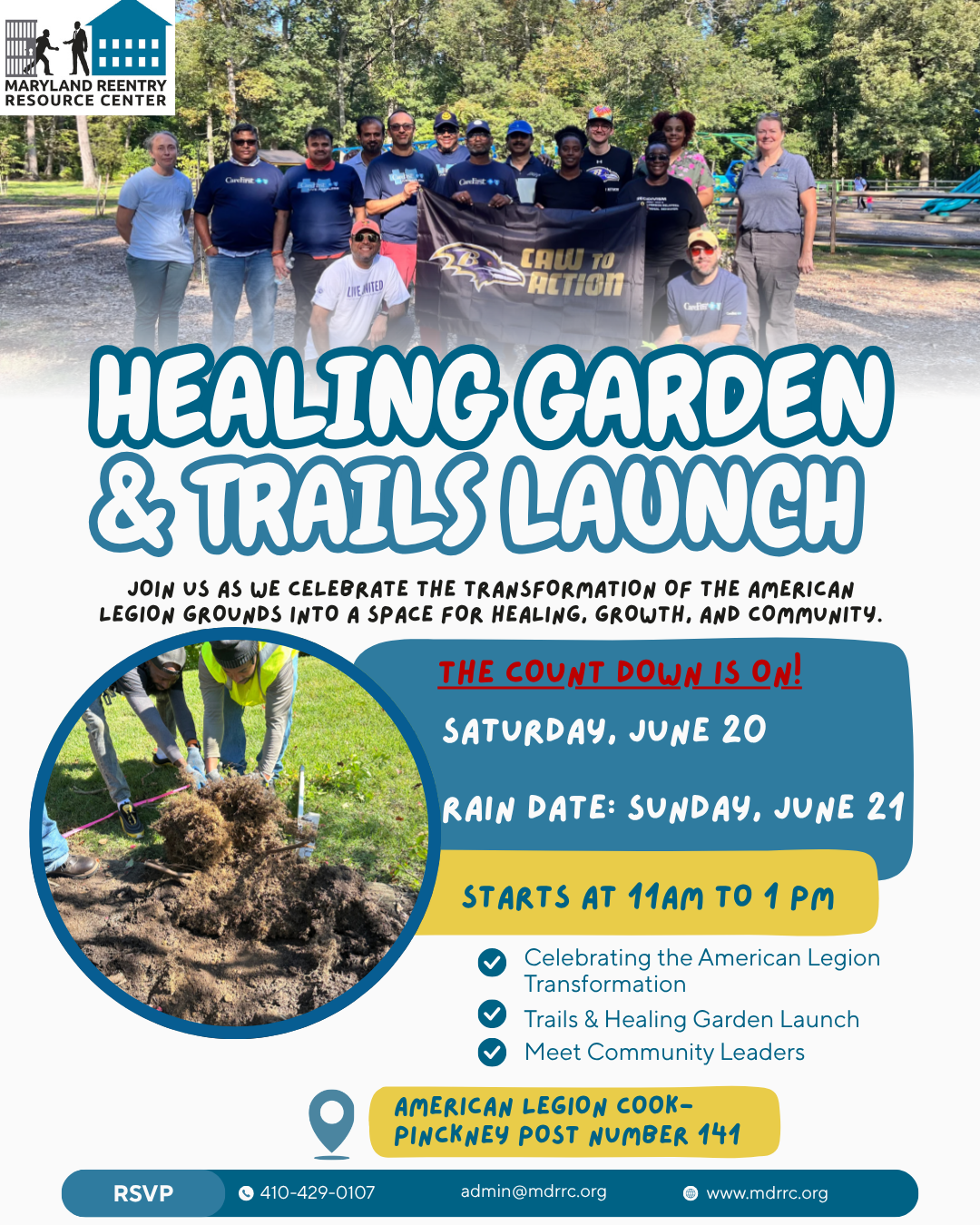 Healing Garden &amp; Trails Launch