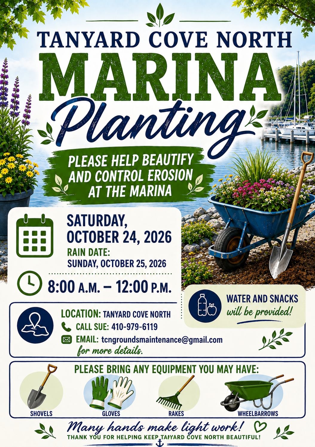 Tanyard Cove North Marina Planting