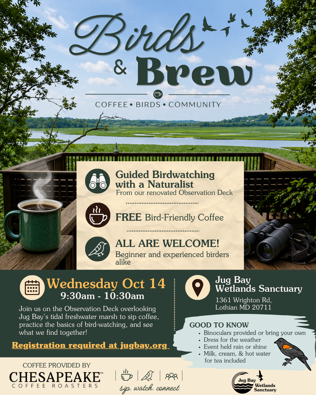 Jug Bay | Birds &amp; Brew