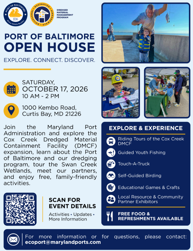Cox Creek Port of Baltimore Open House