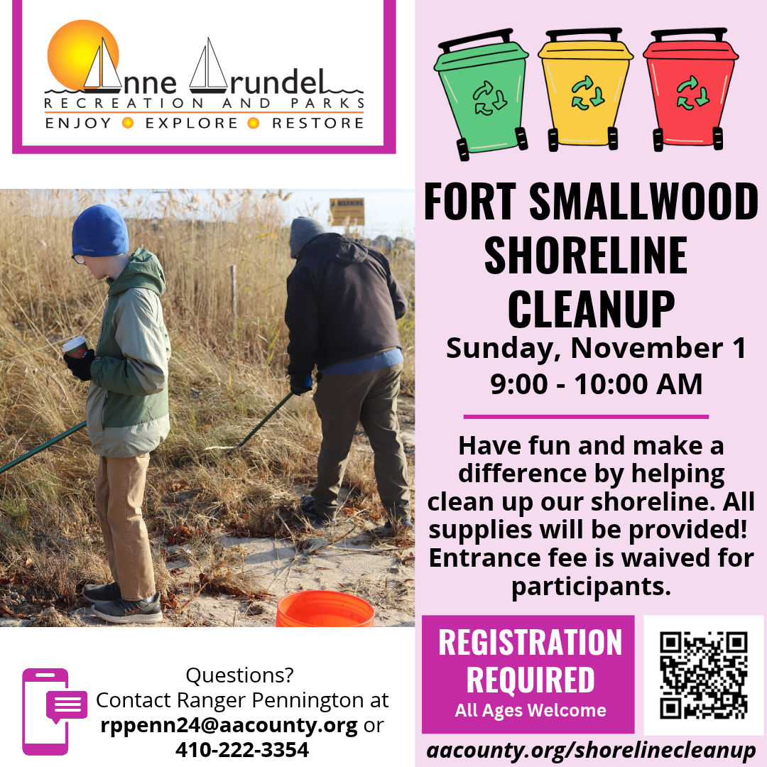 Fort Smallwood Shoreline Cleanup
