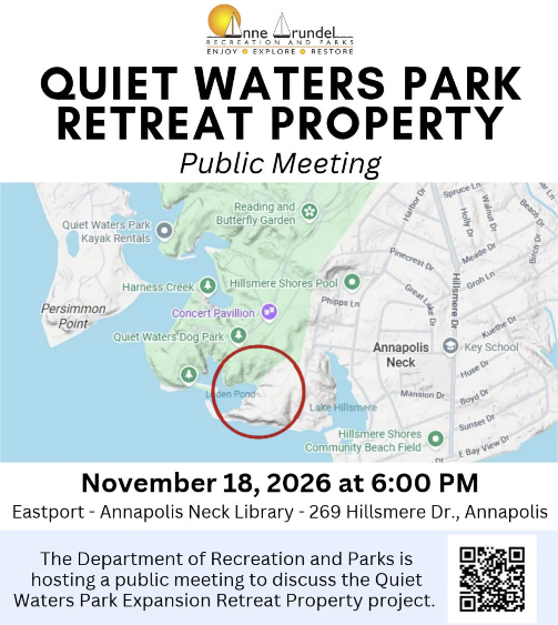 Quiet Waters Park Retreat Property Public Meeting