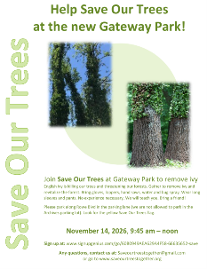 WSA's Save Our Trees | Gateway Park, Invasive Ivy Removal
