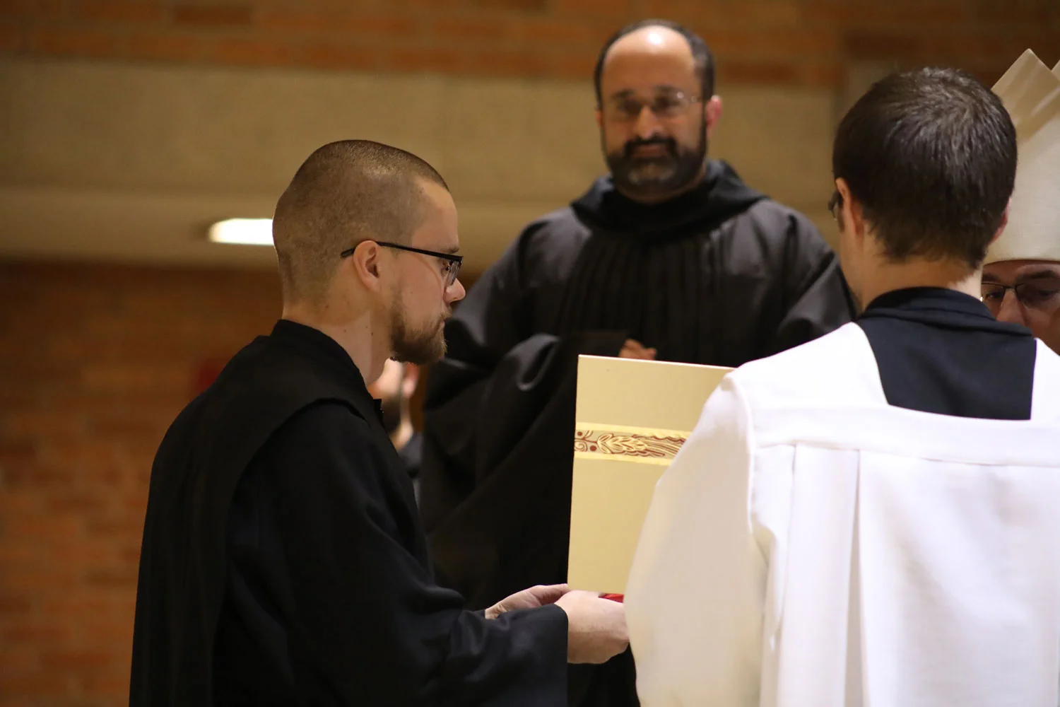 Charles Atkinson - now Br. Angelus - comes to the Abbey from Washington D.C.