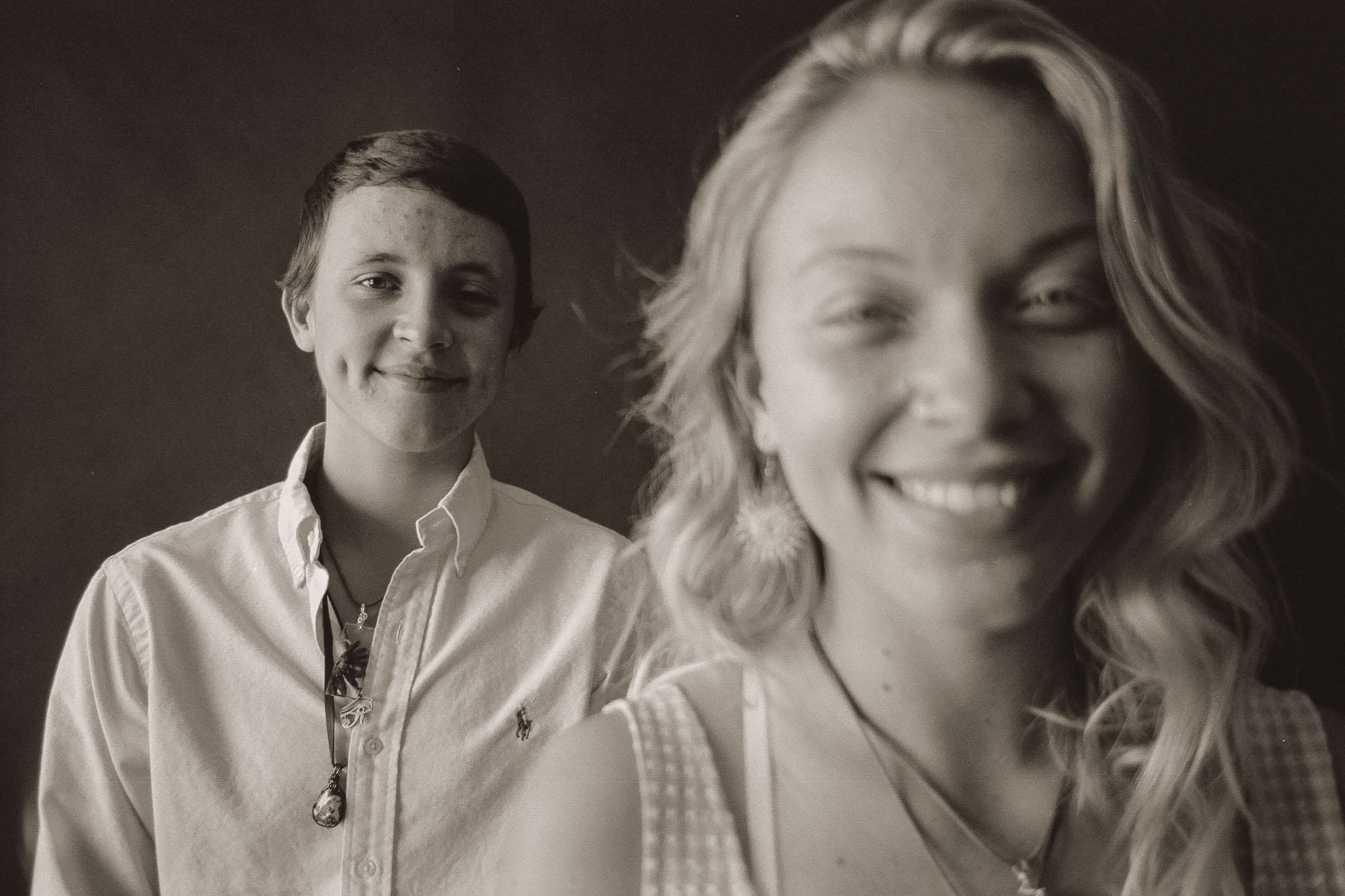 Guy and Girl smiling
